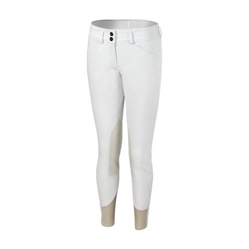 READY TO SHIP: RJ Classics Kids' Avery Grey Label Knee Patch Breeches - 14 Regular - White
