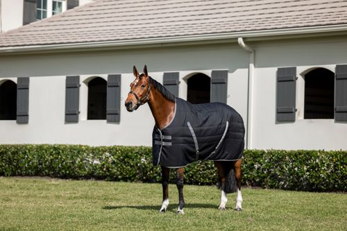 Rambo Stable Blanket 200g - Navy/Thunderstorm Grey/Silver