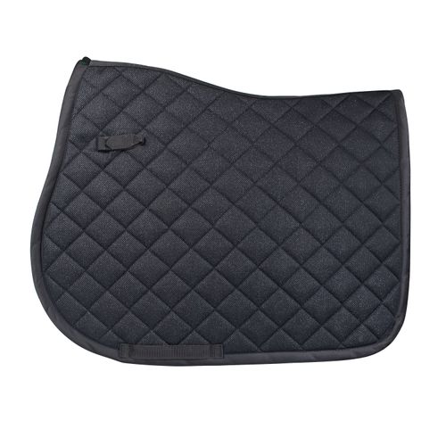 Ovation Sparkle AP Saddle Pad - Black/Black