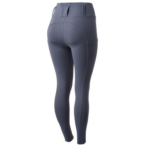 SALE RACK: Horze Women's Everly Full Seat Winter Riding Tights - EU 40/US 28 - Steel Grey
