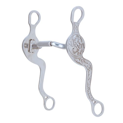 Myler Embossed 7 1/2" Shank Mullen Forward Tilt Low Port MB 36