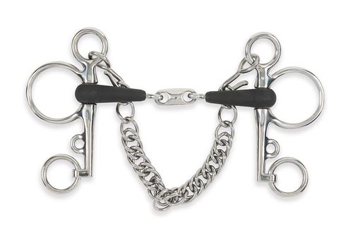 Shires Equikind+Peanut Link Pelham Bit