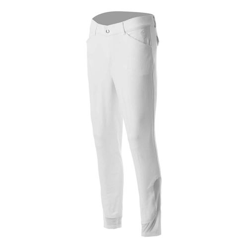 Equinavia Men's Anders Knee Patch Breeches - White