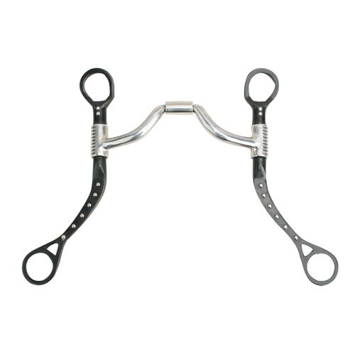 Myler 6 3/4" MBB Black Steel Shank Medium Ported MB 33