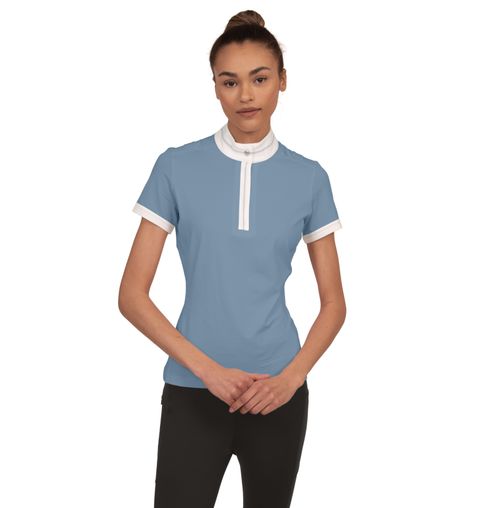 Chestnut Bay Women's SkyCool Short Sleeve Show Shirt - Skyblue