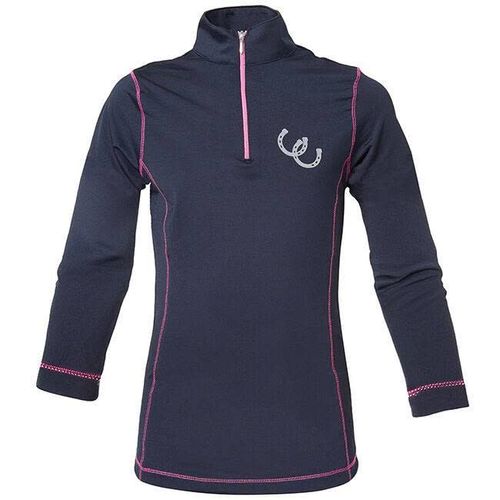 Equistar Kids' Long Sleeve Performance Top - Midnight