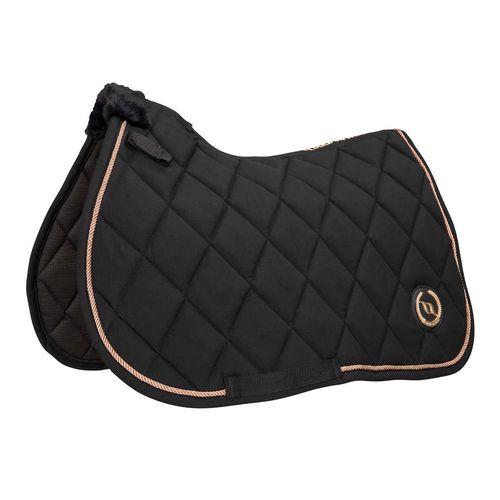 Back on Track Haze Collection All Purpose Saddle Pad - Black/Rose Gold