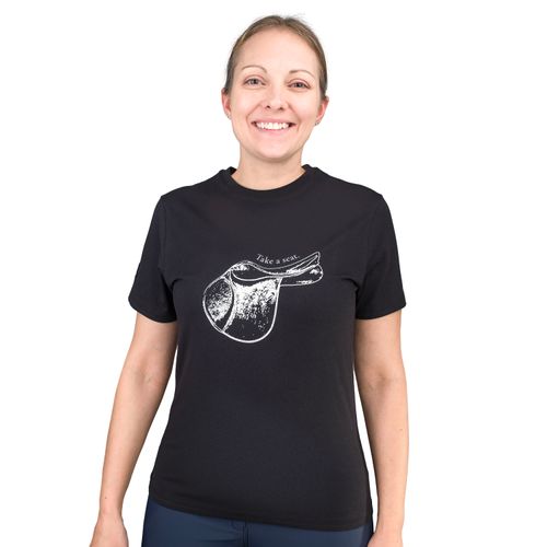 Ovation Women's Take A Seat Graphic Tee - Black