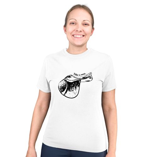 Ovation Women's Take A Seat Graphic Tee - White