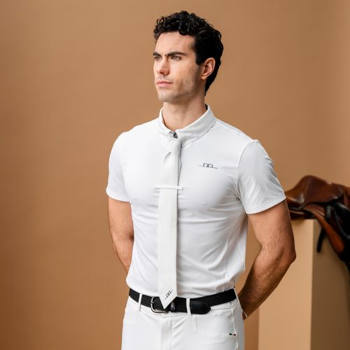 Alessandro Albanese Men's Gabrio Competition Shirt - White