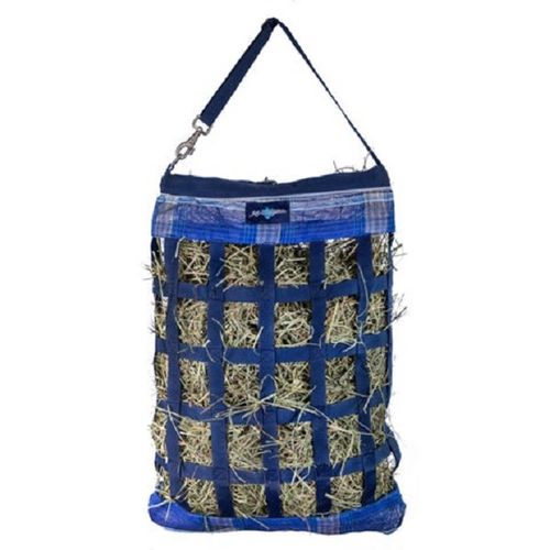 Kensington One Flake Slow Feed Hay Bag w/Rim - Kentucky Blue