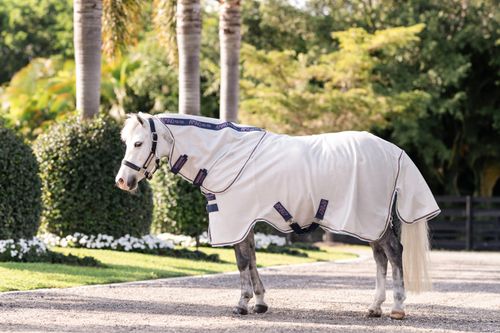 Amigo Pony Bug Rug Plus - Silver/Lime/Navy/Pink/Blue