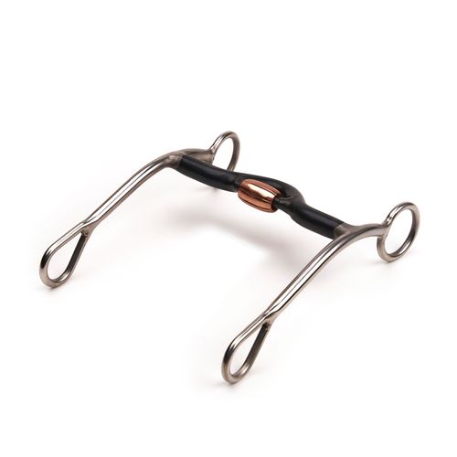 SALE RACK: Shires Solid Shank Sweet Iron Medium Port - 5in