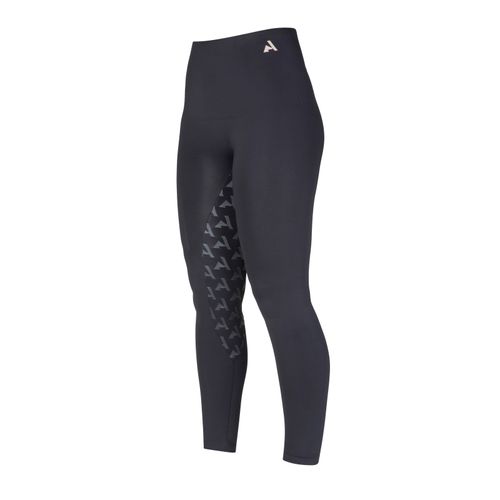 Shires Aubrion Women's React Sculpt Extended Patch Riding Tights - Shadow
