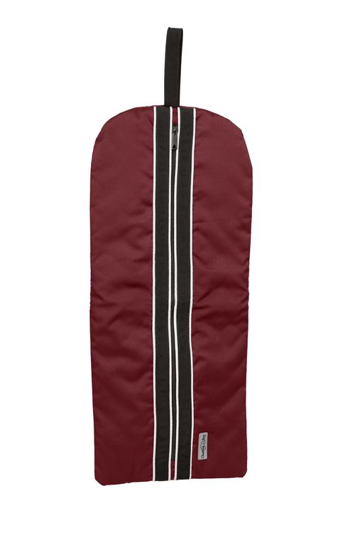 Chestnut Bay Quilted Lined Bridle Bag - Cabernet