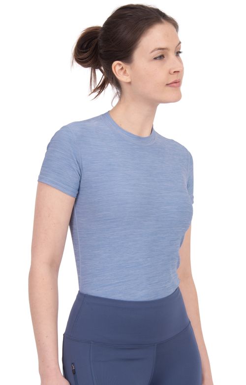 Chestnut Bay Women's SkyCool Short Sleeve Elements Tee - Skyblue