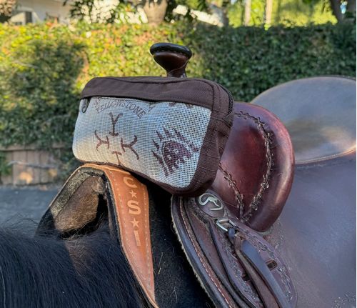 Kensington Pommel Bag - Yellowstone