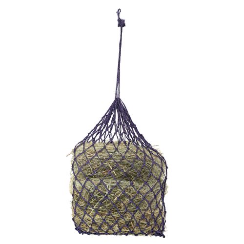 Equi-Essentials Niblet Medium Duty PolyBraid Trailer Hay Net - Black/Purple