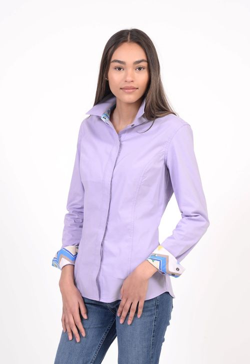 READY TO SHIP: Chestnut Bay Women's Annie-O Western Show Shirt - Large - Lavender