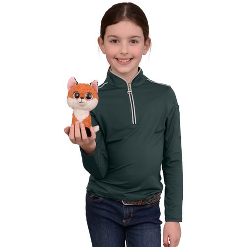 READY TO SHIP: Chestnut Bay Kids' Performance Rider SkyCool Long Sleeve Shirt - Medium - Forest