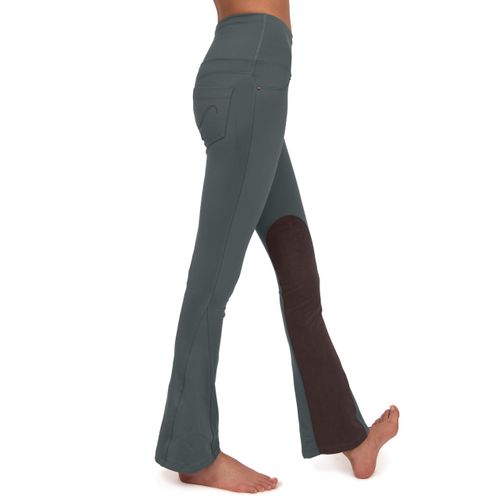 READY TO SHIP: Chestnut Bay Women's SkyCool Bootcut Tights - Small - Street Green