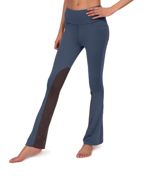 READY TO SHIP: Chestnut Bay Women's SkyCool Bootcut Tights - X Small - Mood Indigo