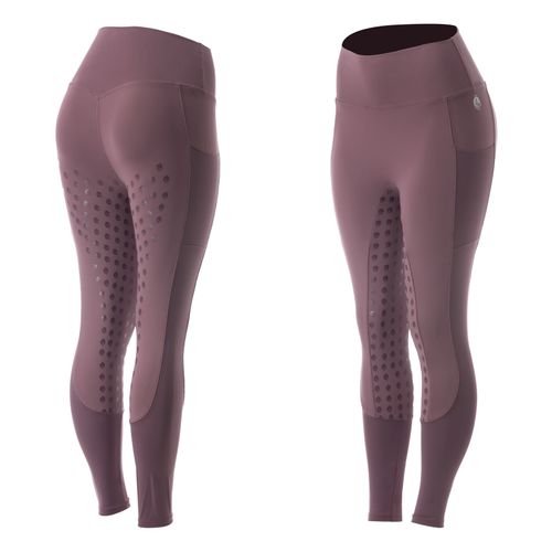 BARN BUSTER: Equinavia Women's Maja Full Seat Summer UV Tights - X Small - Dusty Rose