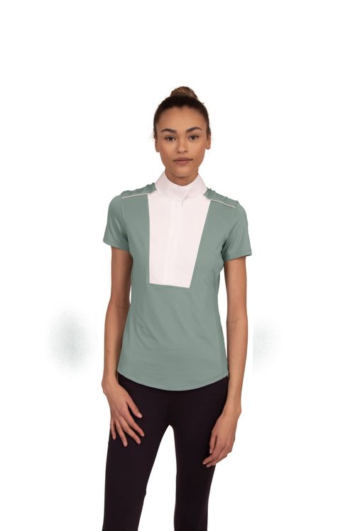 READY TO SHIP: Chestnut Bay Women's SkyCool Liberty Sport Short Sleeve Show Shirt - Small - Sage (2023)
