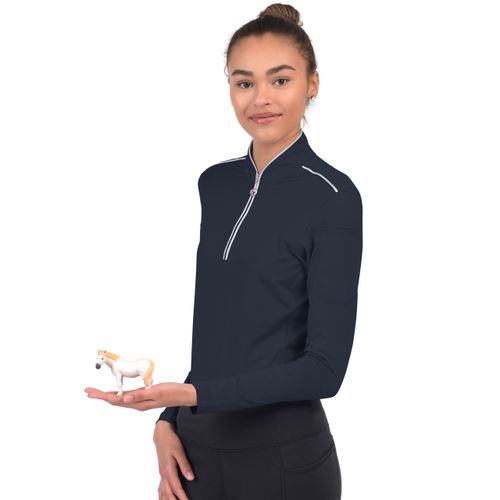 READY TO SHIP: Chestnut Bay Women's Performance Rider SkyCool Long Sleeve Shirt - Small - Nightsky (2023)