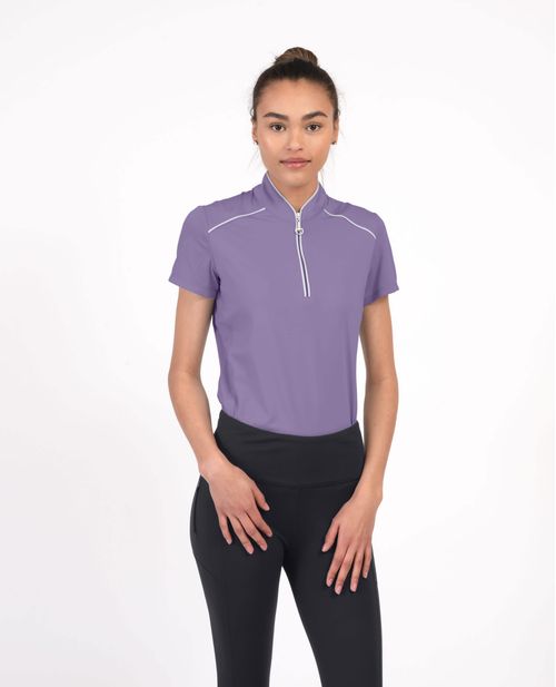 READY TO SHIP: Chestnut Bay Women's Performance Rider SkyCool Sport Short Sleeve Shirt - Medium - Lavender (2023)