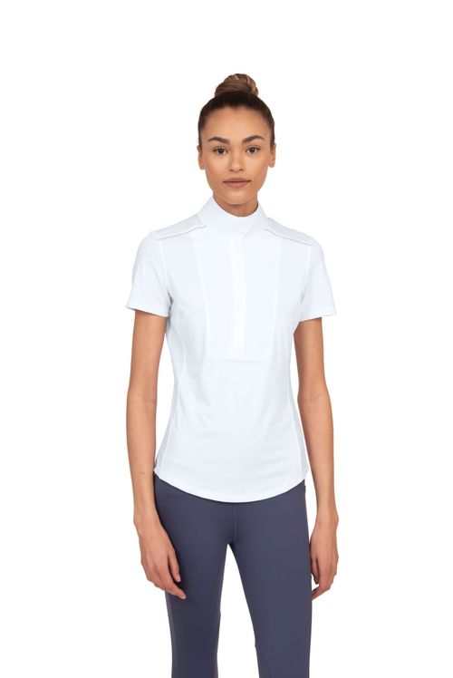 READY TO SHIP: Chestnut Bay Women's SkyCool Liberty Sport Short Sleeve Show Shirt - X Small - White (2023)