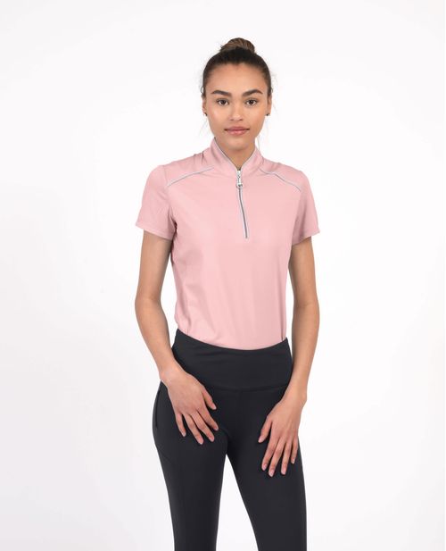 READY TO SHIP: Chestnut Bay Women's Performance Rider SkyCool Sport Short Sleeve Shirt - XX Large - Blush (2023)