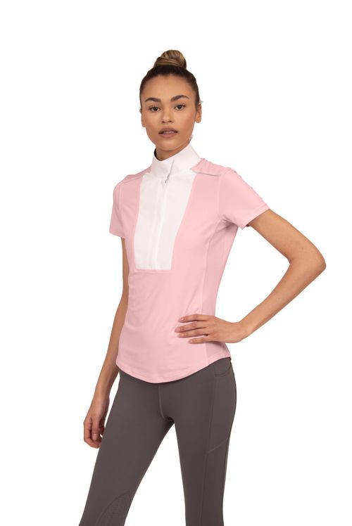 READY TO SHIP: Chestnut Bay Women's SkyCool Liberty Sport Short Sleeve Show Shirt - X Small - Blush (2023)