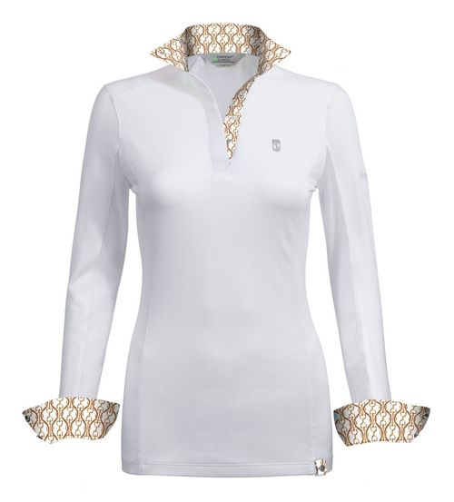 READY TO SHIP: Tredstep Women's Symphony Paris Long Sleeve Competition Shirt - Medium - Champagne