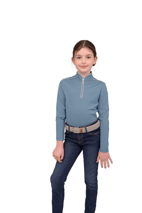 READY TO SHIP: Chestnut Bay Kids' Performance Rider SkyCool Long Sleeve Shirt - Medium - Skyblue(2023)