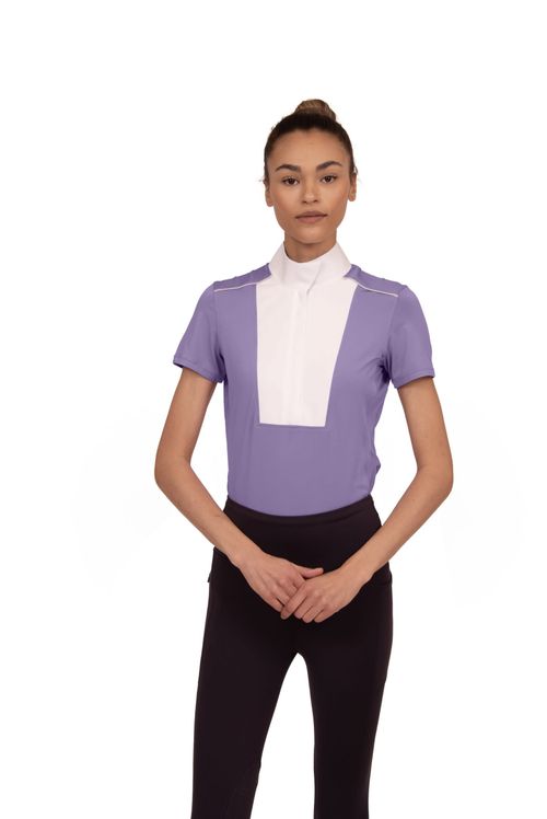 READY TO SHIP: Chestnut Bay Women's SkyCool Liberty Sport Short Sleeve Show Shirt - Large - Lavender (2023)
