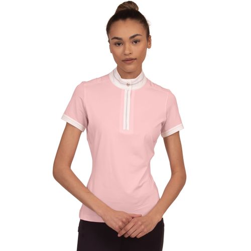 READY TO SHIP: Chestnut Bay Women's SkyCool Short Sleeve Show Shirt - X Small - Blush