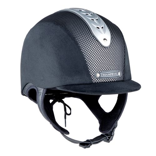READY TO SHIP: Champion Revolve X-Air Nova MIPS Helmet - 7 1/8 - Black/Silver