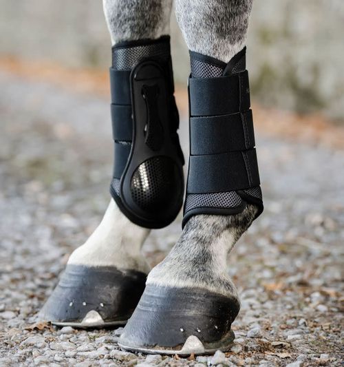 Horseware Pro Bamboo Brushing Boots - Black/Black