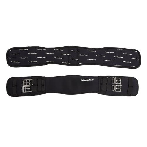 BARN BUSTER: Back on Track Dressage Welltex Elastic Girth - 65cm - Black