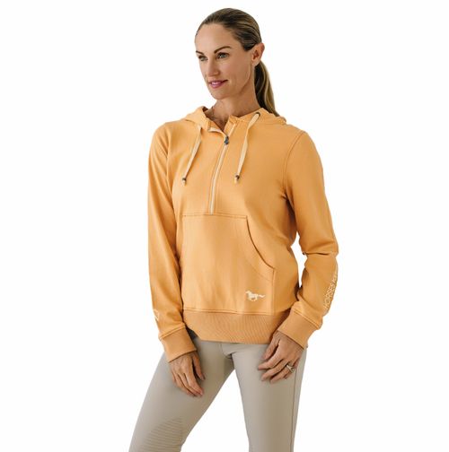 Ovation Women's French Terry Graphic Hoodie - Muted Safron