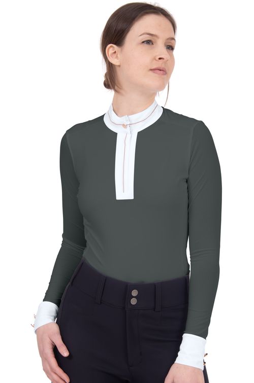 Chestnut Bay Women's Caliente Liberty Long Sleeve Schooling Shirt - Leaf