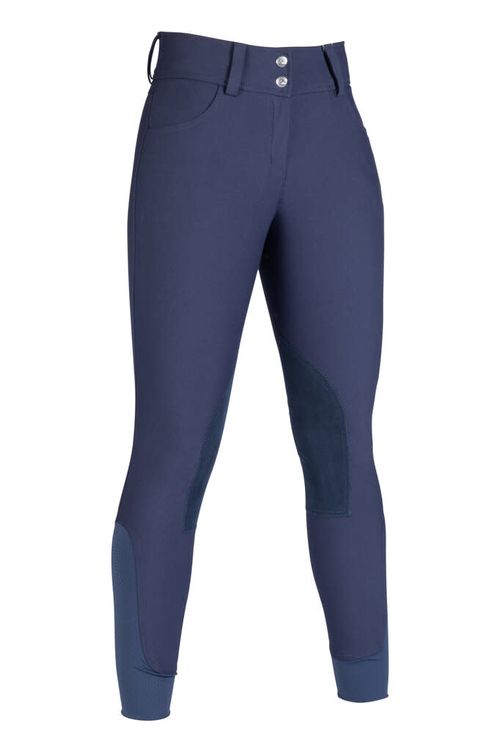 HKM Women's Hunter Alos Knee Patch Breeches - Deep Blue