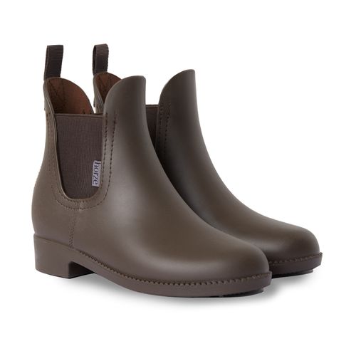 OVERSTOCK: Horze Kids' Bonn Rubber Paddock Boots - 33 - Brown