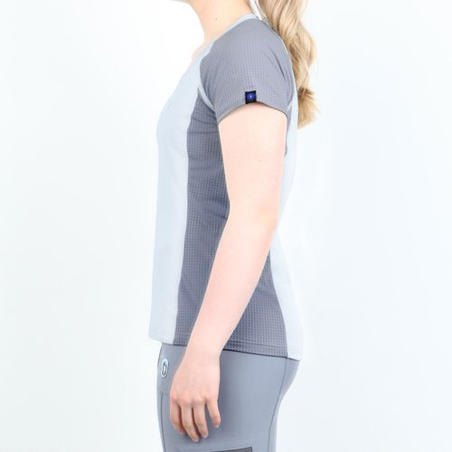 READY TO SHIP: Irideon Women's IceTech Tee Shirt - Small - Blue Snow/BlueBerry