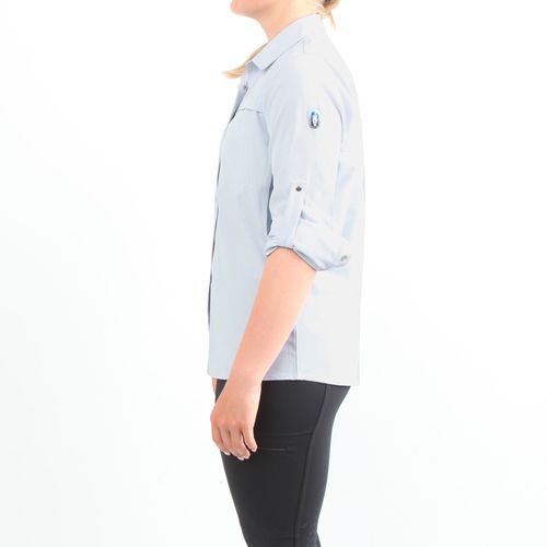 READY TO SHIP: Irideon Women's Long Sleeve Pacific Trail Shirt - X Small - Blue Snow