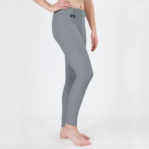 READY TO SHIP: Irideon Women's Cadence Classic Knee Patch Breeches - Small - Dove Grey