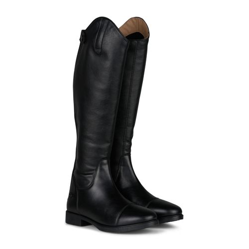 BARN BUSTER: Horze Rover Dressage Boots - 41 Wide - Black