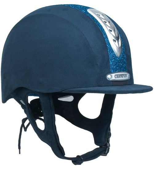 READY TO SHIP: Champion X-Air Dazzle Plus Helmet - 6 3/4 - Navy/Navy Sparkle