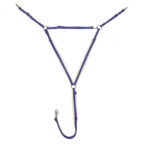 OVERSTOCK: Zilco Ultra Endurance Breastplate - Arab/Full - Royal/White